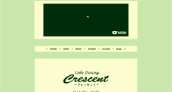 Desktop Screenshot of cafediningcrescent.com